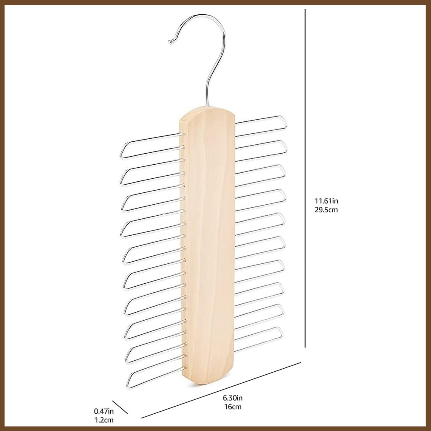 custom personalized tie hanger belt hanger, christmas gift tie hanger, wood chrome metal tie hanger, groomsman gift, father's day, gift for men
