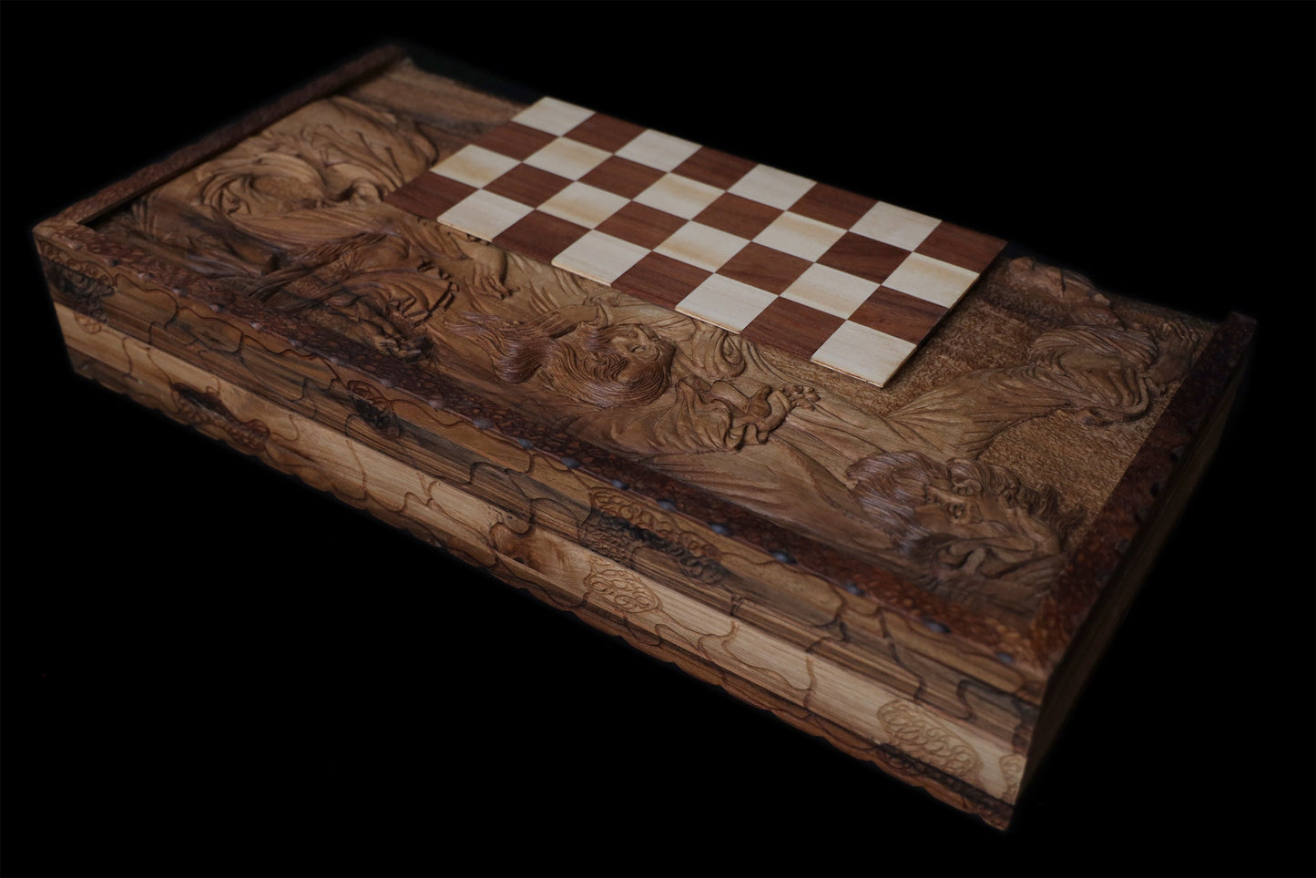 Handmade backgammon board perfect for gifting and game nights