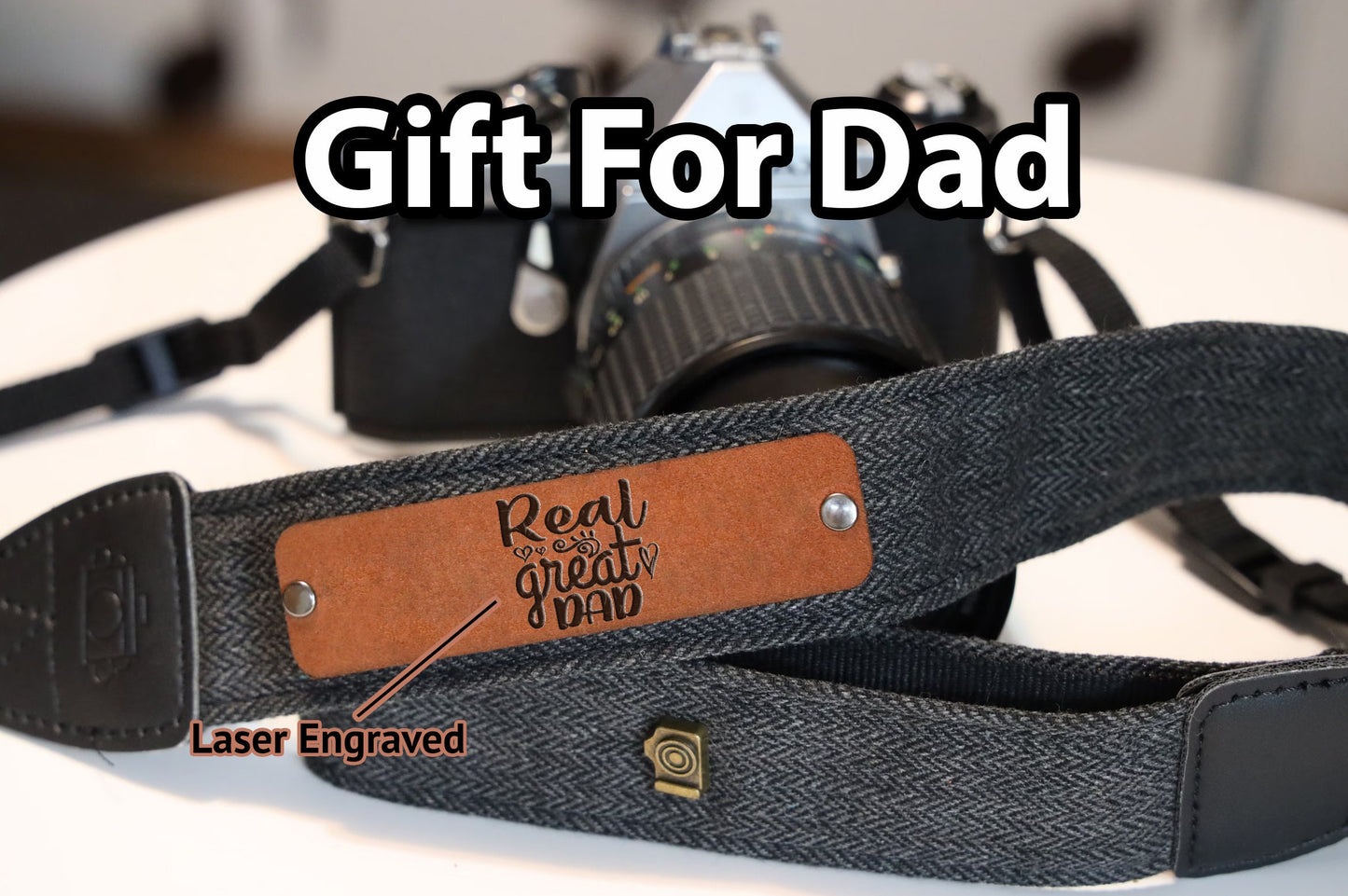 Personalized Camera Strap, Photographer Best Gift, Gift for Dad, Neck Strap, Birthday Gift, Groomsmen Gift, Next Day Shipping, US Seller