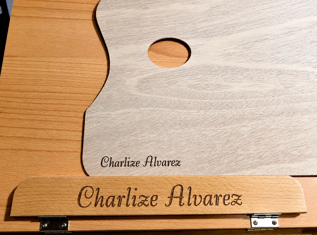 Personalized Portable Beech Art Drawing Painting Supply Table Easel • Customized Name • Birthday • US Seller • Fast Shipping • Easel Gift