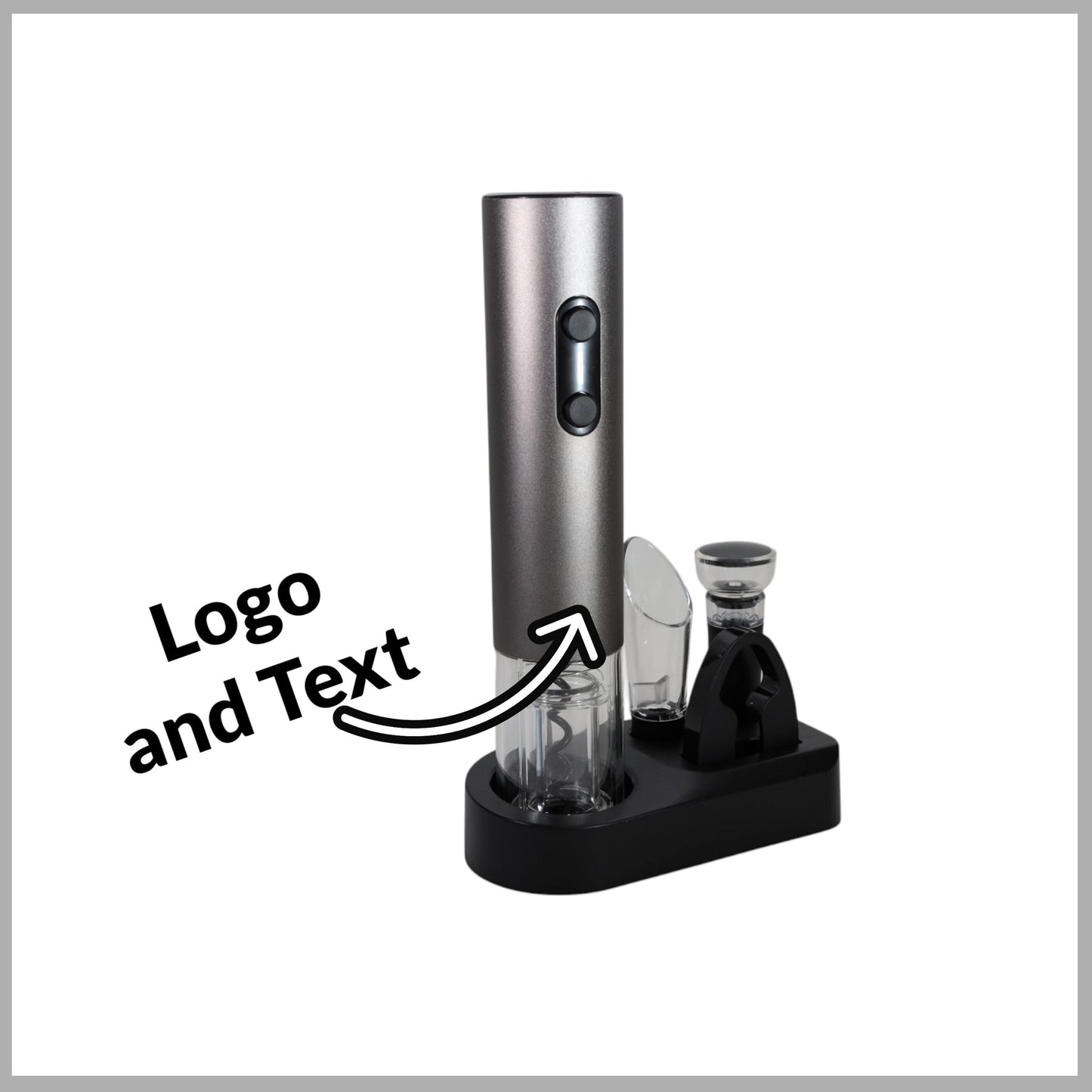 Personalized Electric Wine Opener, Automatic Corkscrew for Stylish Wine Lovers