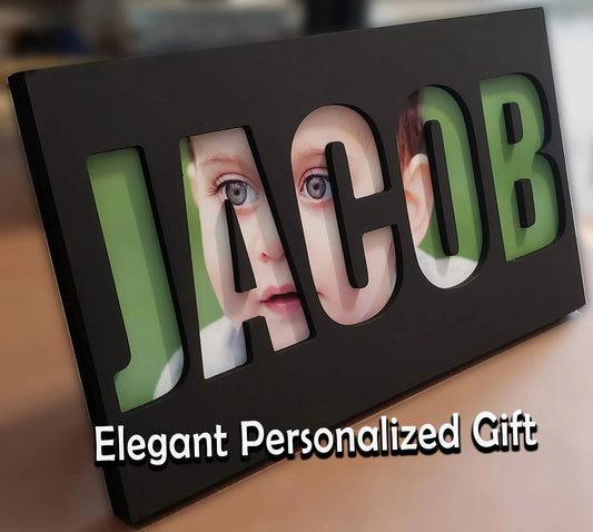 custom Picture mask frame personalized name birthday gift 