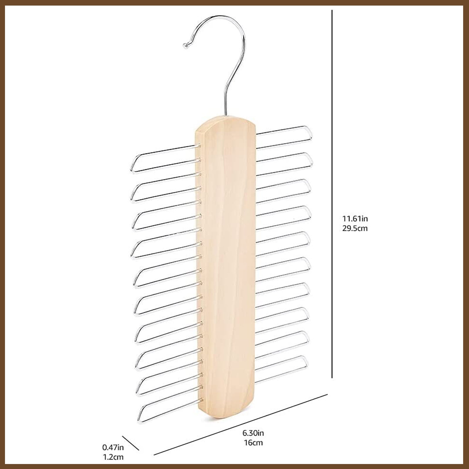 custom personalized tie hanger belt hanger, christmas gift tie hanger, wood chrome metal tie hanger, groomsman gift, father's day, gift for men