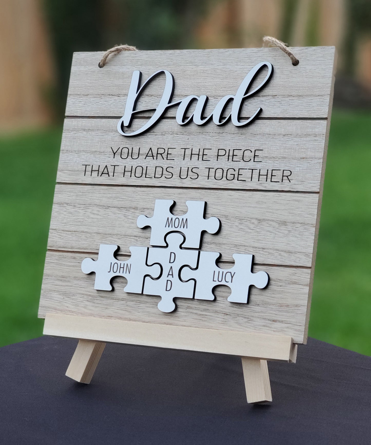 customized personalized fathers day gift dad drsktop frame