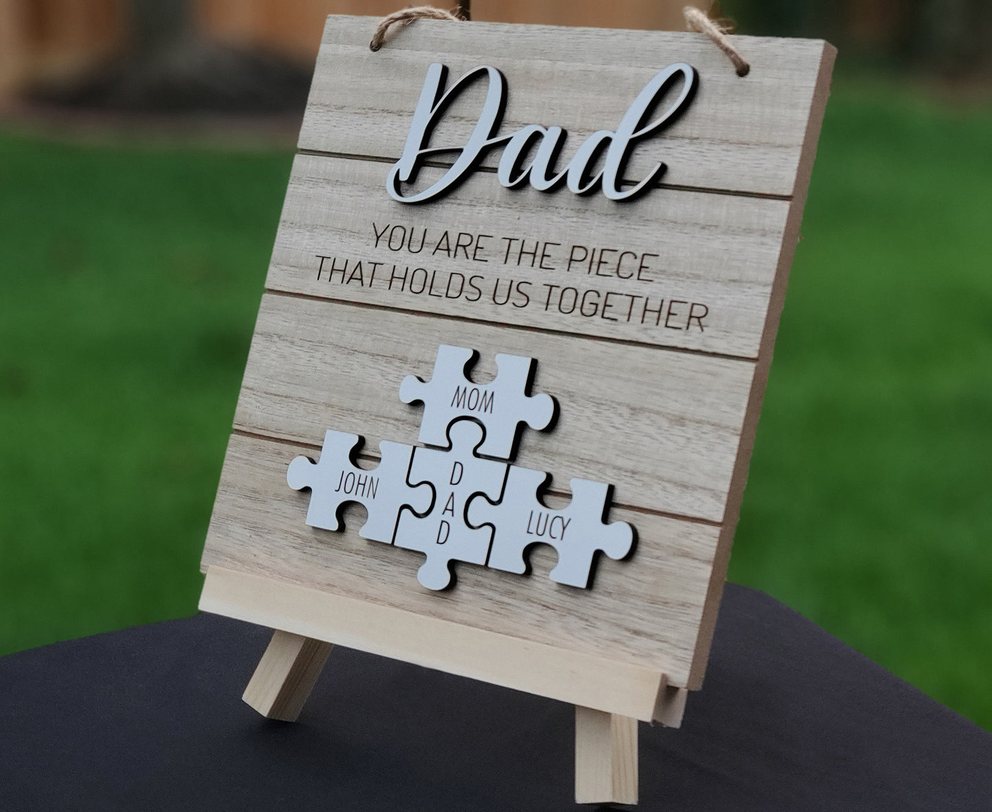 customized personalized fathers day gift dad drsktop frame