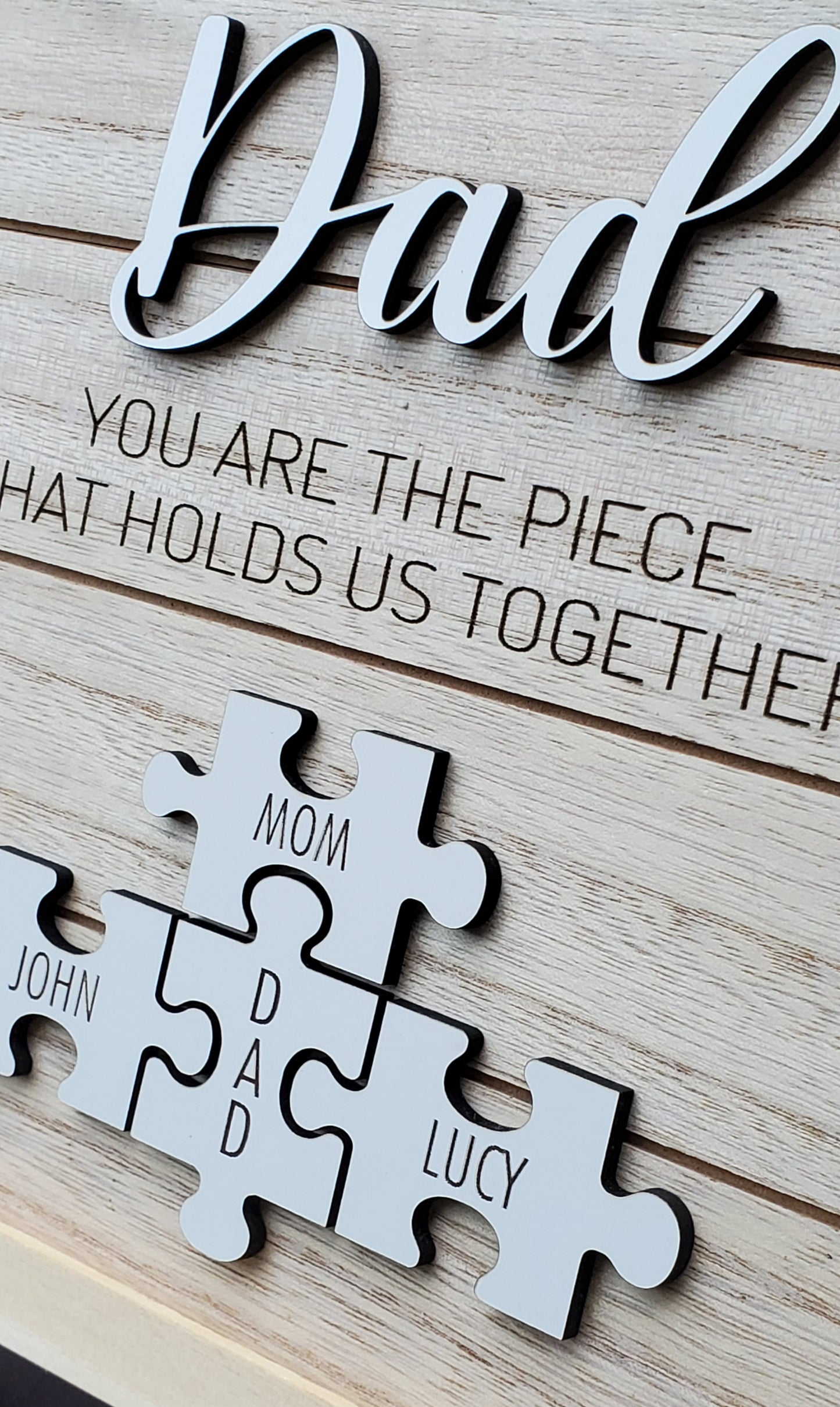 customized personalized fathers day gift dad drsktop frame