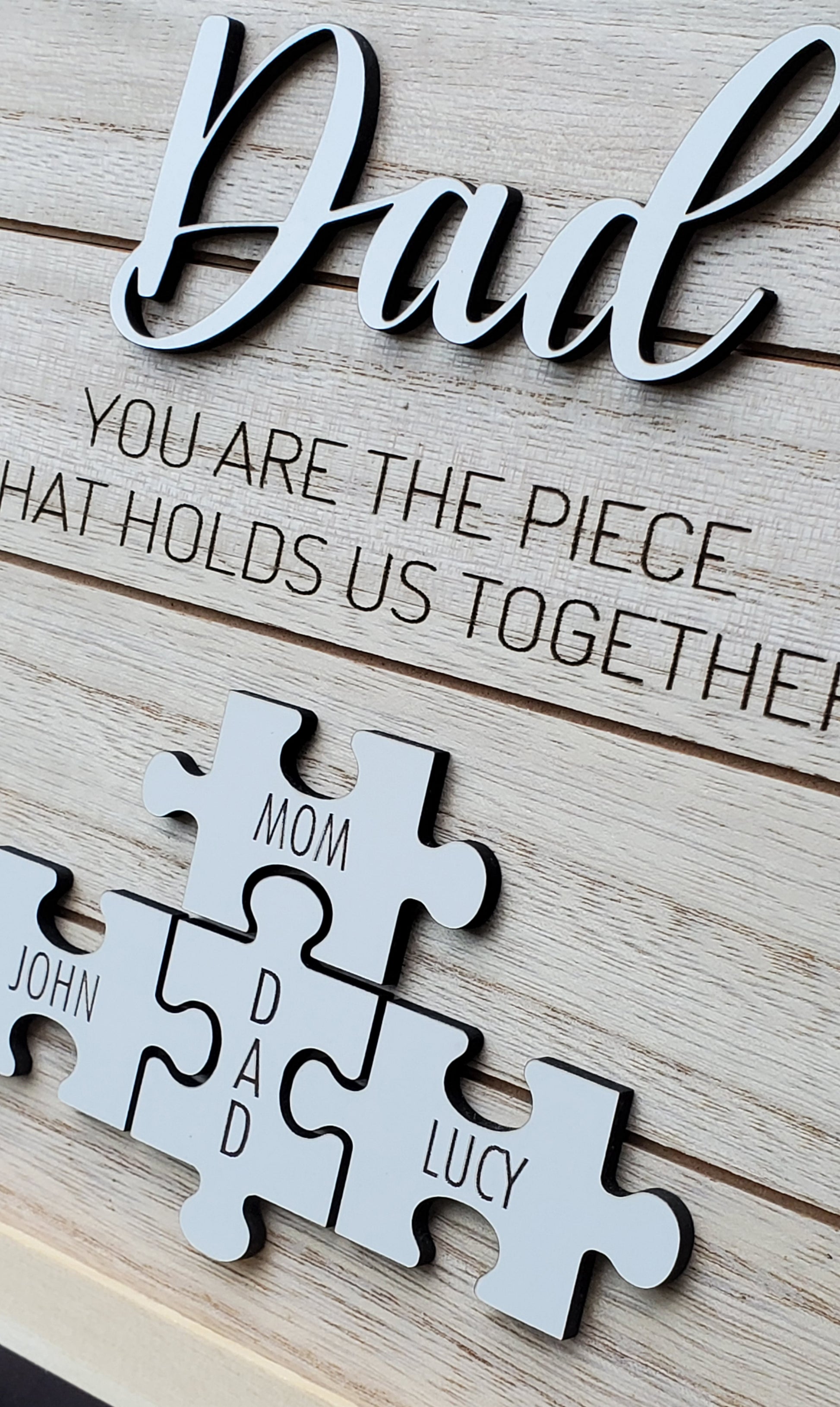 customized personalized fathers day gift dad drsktop frame