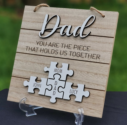 customized personalized fathers day gift dad drsktop frame