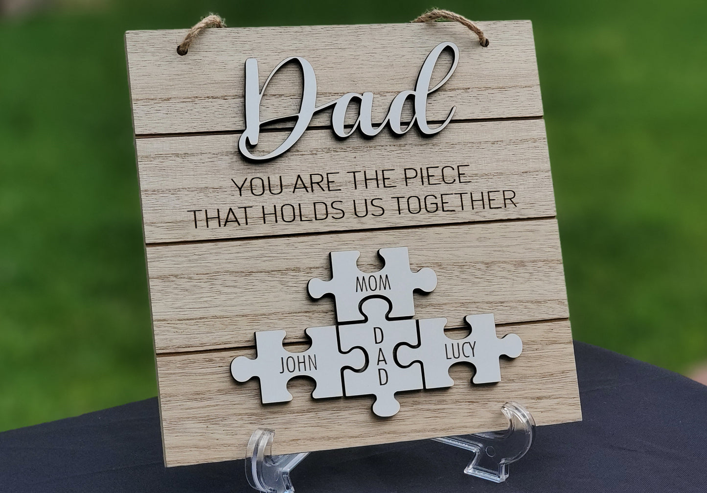 customized personalized fathers day gift dad drsktop frame
